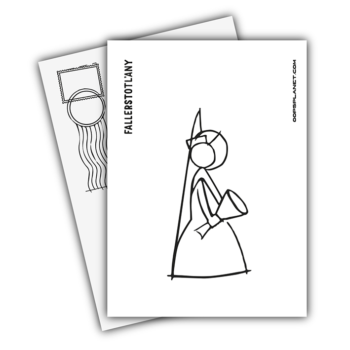 POSTAL FALLERA MINIMAL