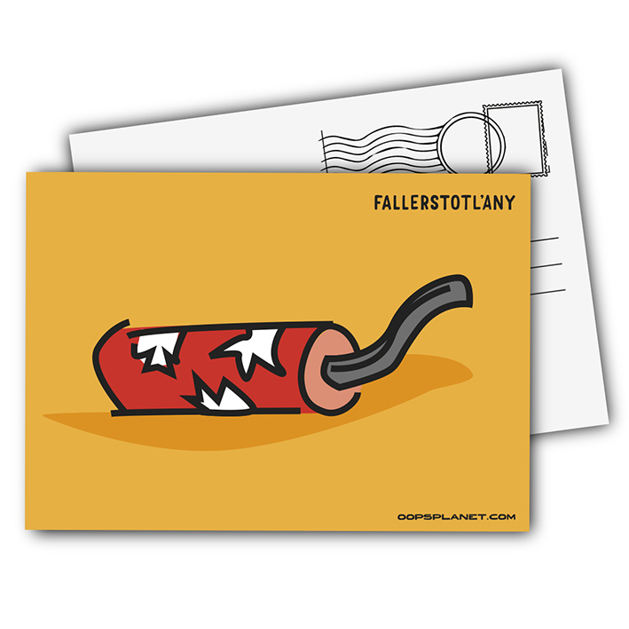 POSTAL PETARDO ESTRELLITA